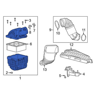 Ram OE - Air Filter and Housing Assembly