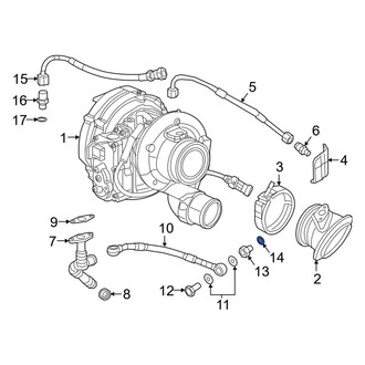 Ram OE - Turbocharger Coolant Line O-Ring
