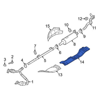 Ram OE - Center Floor Pan Heat Shield