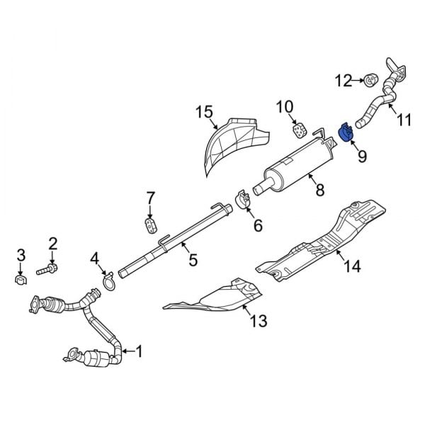 Exhaust Muffler Clamp