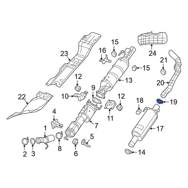 Exhaust Muffler Clamp