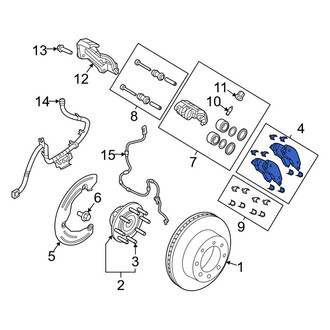 Ram OE - Front Disc Brake Pad Set