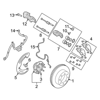 Ram OE - Front Suspension - Brake Components (RWD)