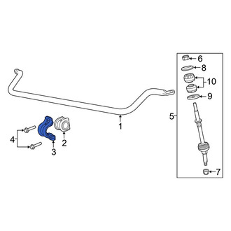 Ram OE - Front Suspension Stabilizer Bar Bracket