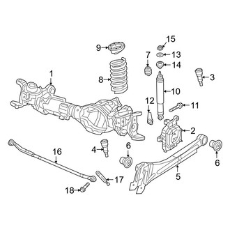 Ram OE - Front Suspension - Shocks & Suspension Components (4WD 6.7L)