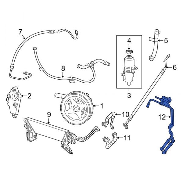 Power Steering Return Hose