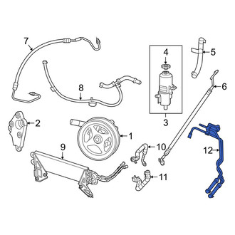Ram OE - Power Steering Return Hose
