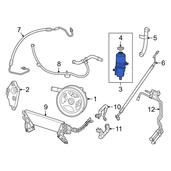 Power Steering Reservoir