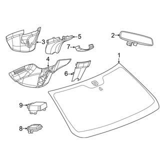 Ram OE - Windshield - Glass