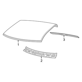 Ram OE - Cab - Roof & Components (Regular Cab), (Regular Cab)