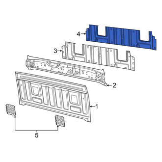 Ram OE - Rear Lower Door Shell Insulator