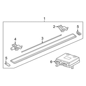 Ram OE - Cab - Running Board (With Power), (Big Horn / Laramie / Laramie Longhorn / Limited / Lone Star / Power Wagon / Tradesman Crew Cab)
