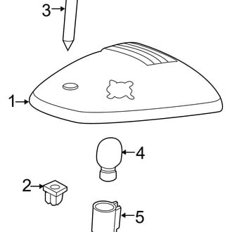 Ram OE - Cab - Roof Lamps (Big Horn / Laramie / Laramie Longhorn / Limited / Lone Star / Power Wagon / Tradesman Crew Cab)