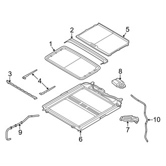 Ram OE - Cab - Sunroof (Big Horn / Laramie / Laramie Longhorn / Limited / Lone Star / Power Wagon / Tradesman Crew Cab)