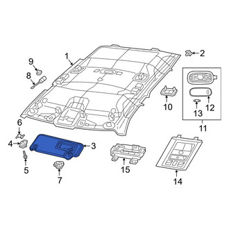 Ram OE - Left Sun Visor