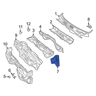 Ram OE - Front Right Lower Cowl Side Panel