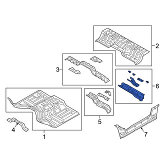 Ram OE - Rear Right Floor Pan Reinforcement