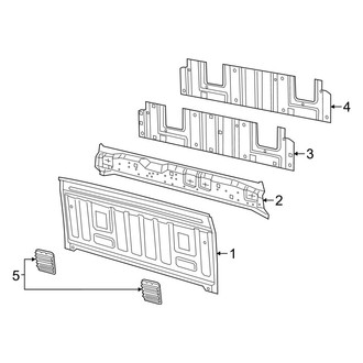 Ram OE - Cab - Back Panel (Mega Cab)