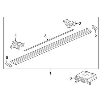 Ram OE - Cab - Running Board (With Power), (Big Horn / Laramie / Laramie Longhorn / Limited / Lone Star Mega Cab)