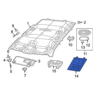 Ram OE - Upper Overhead Console
