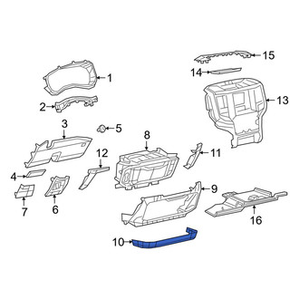 Ram OE - Lower Instrument Panel Trim Panel