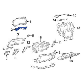 Ram OE - Instrument Panel Cover