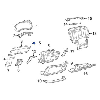 Ram OE - Ignition Switch Bezel