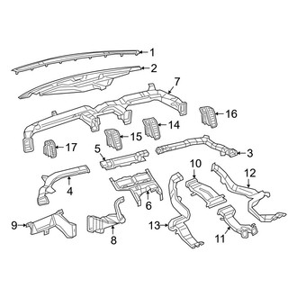 Ram OE - Instrument Panel - Ducts