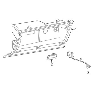 Ram OE - Instrument Panel - Glove Box (Lower Glove Box)