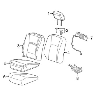 Ram OE - Seats & Tracks - Front Seat Components (Cushions & Covers)