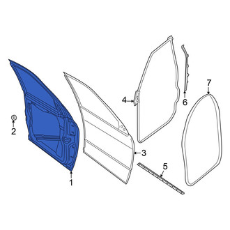 Ram OE - Rear Left Door Shell