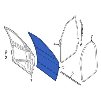 Ram OE - Rear Left Outer Door Outer Panel