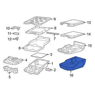 Ram OE - Front Center Seat Back Cushion Cover