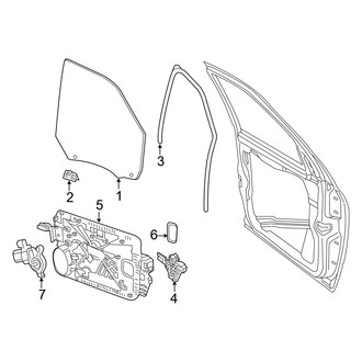 Ram OE - Front Door - Glass & Hardware