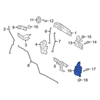 Ram OE - Front Left Lower Door Hinge