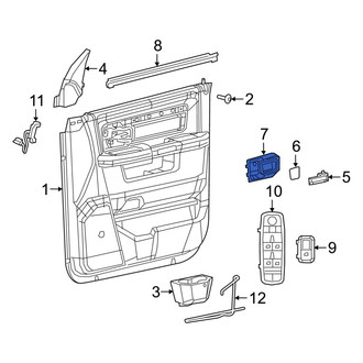 Ram OE - Rear Right Interior Door Handle Screw Cap