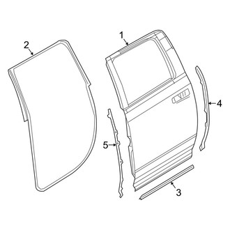 Ram OE - Rear Door - Door & Components