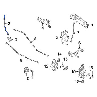 Ram OE - Front Left Door Lock Knob