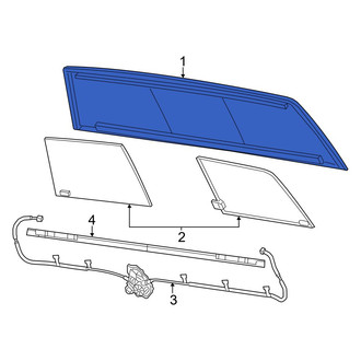 Ram OE - Rear Back Glass