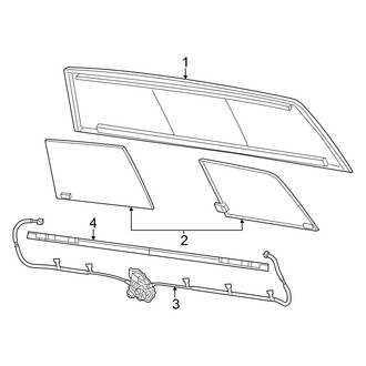 Ram OE - Back Glass - Glass (Sliding Glass)