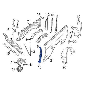 Ram OE - Right Truck Bed Panel Reinforcement