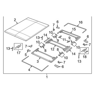 Ram OE - Pick Up Box - Exterior Trim (8' Bed, Tonneau Cover)