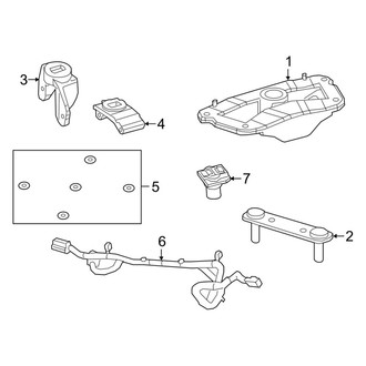 Ram OE - Pick Up Box - Trailer Hitch Components (8' Bed)