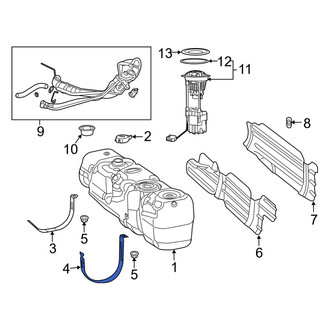 Ram OE - Rear Fuel Tank Strap