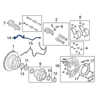 Ram OE - Rear Center Brake Hydraulic Hose