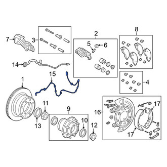 Ram OE - Rear Left ABS Wheel Speed Sensor