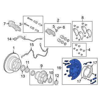 Ram OE - Rear Parking Brake Assembly