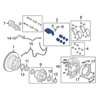 Ram OE - Rear Left Disc Brake Caliper