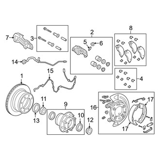 Ram OE - Rear Suspension - Brake Components
