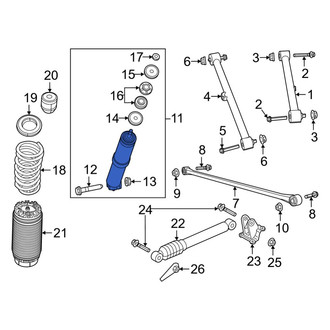 Ram OE - Rear Suspension Shock Absorber